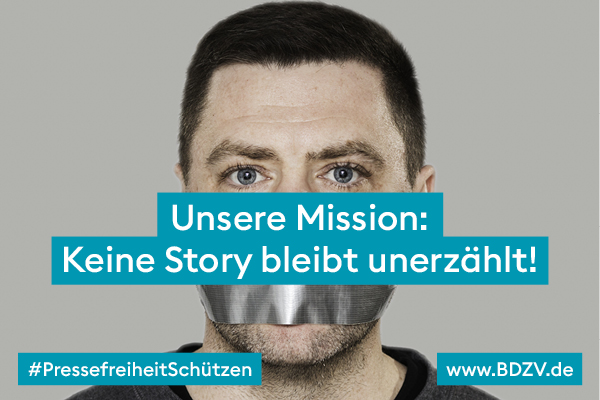 Anzeigenmotiv zum Tag der Pressefreiheit
