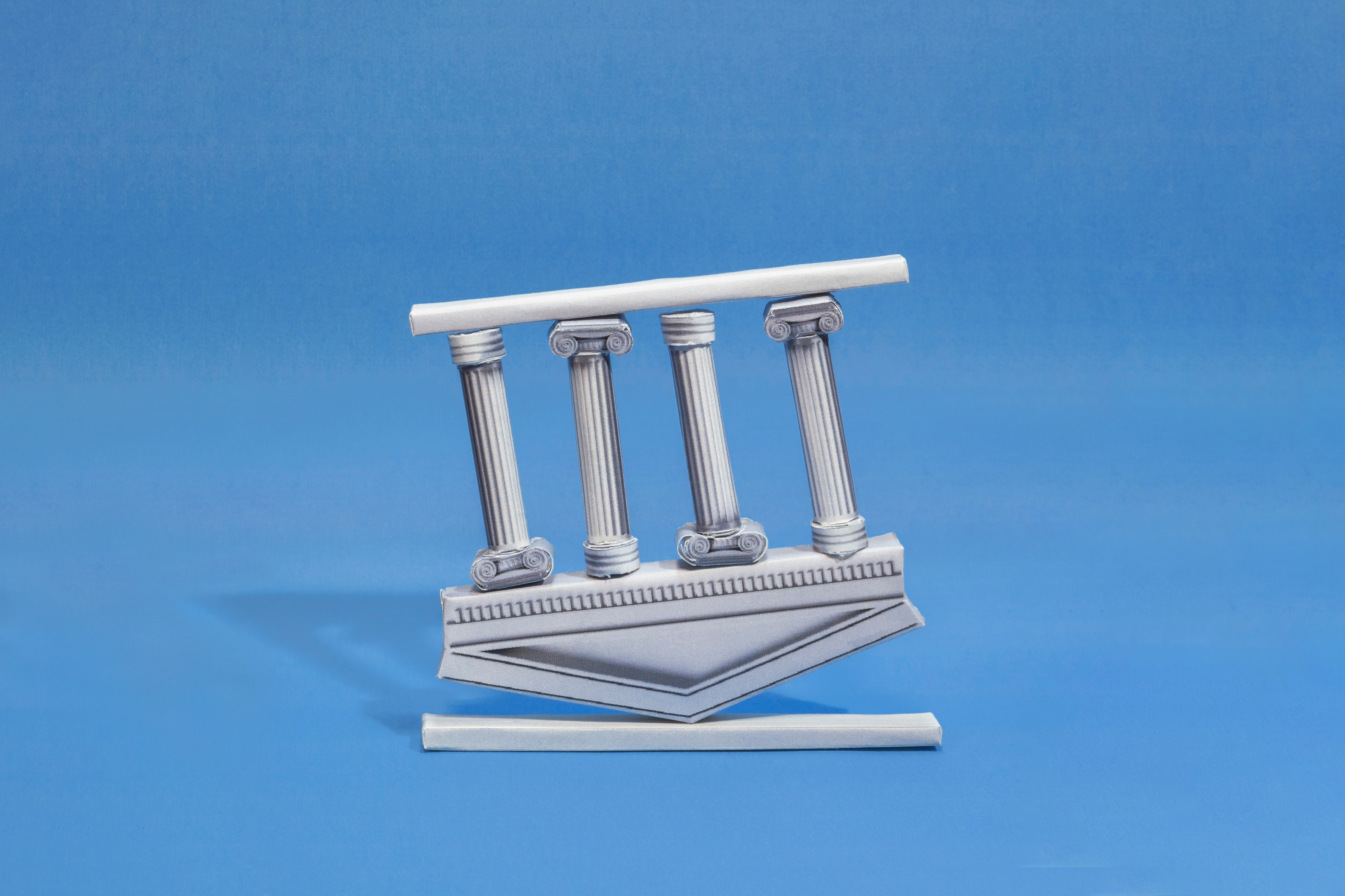 Ein umgedrehtes Denkmal