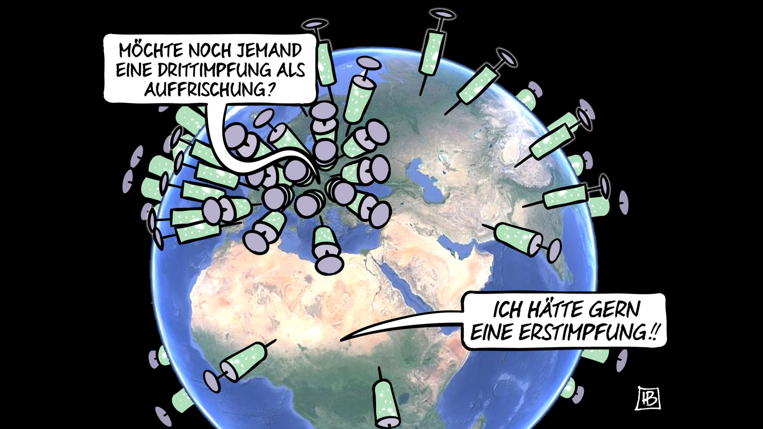 Karikatur von Harm Bengen