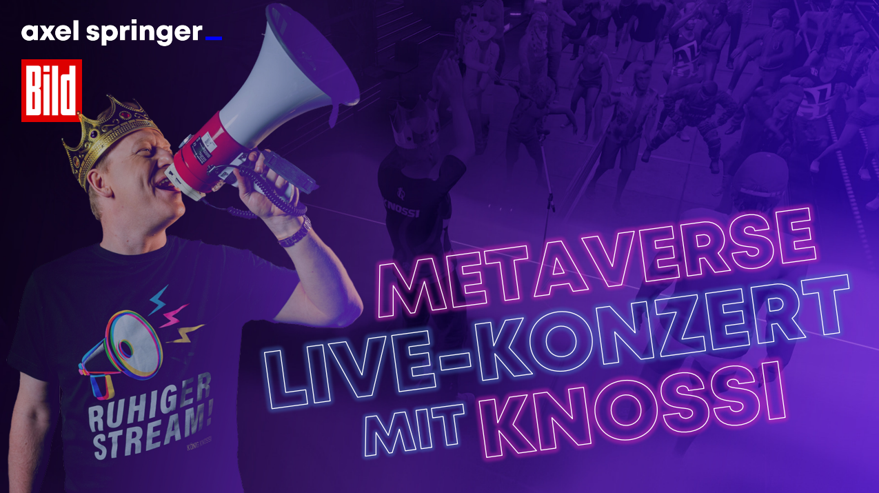 Das Metaverse Live-Konzert mit dem Streamer Knossi