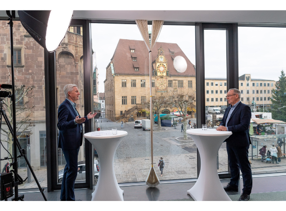 Studio, in dem "Ohne Ausrede" produziert wird